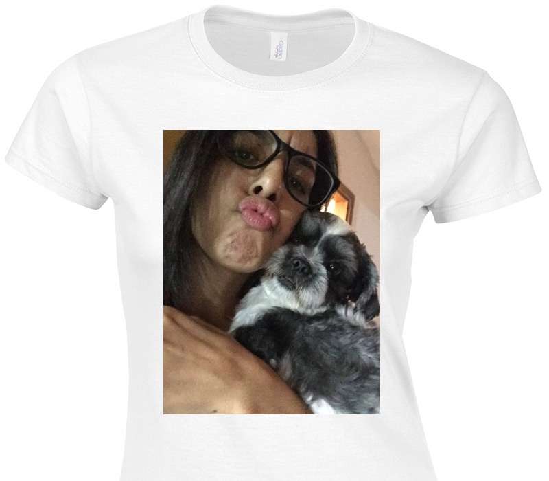 Custom Womens Soft Style 100% Cotton White T-Shirt