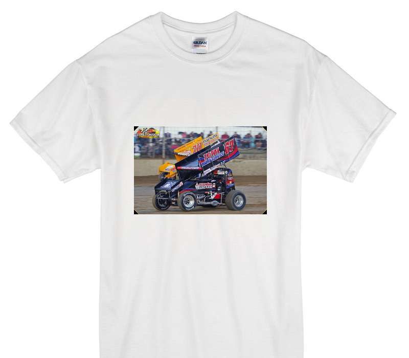 Custom Gildan 100% Cotton White T-Shirt