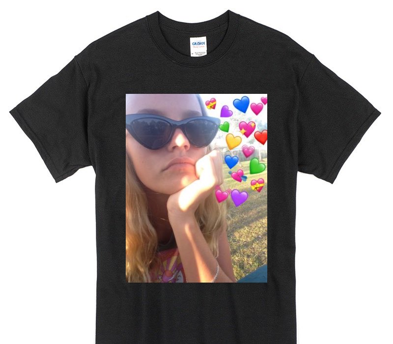 Custom Gildan 100% Cotton Black T-Shirt