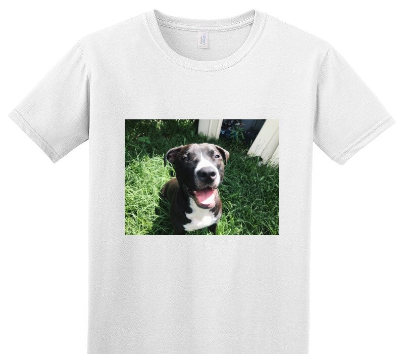 Custom Adult Soft Style 100% Cotton White T-Shirt