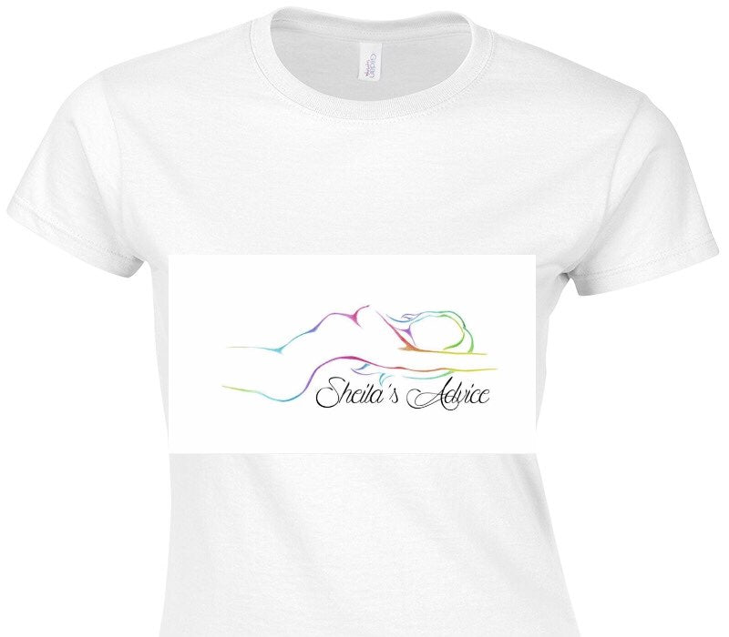 Custom Womens Soft Style 100% Cotton White T-Shirt