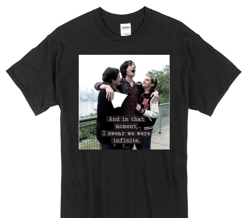 Custom Gildan 100% Cotton Black T-Shirt