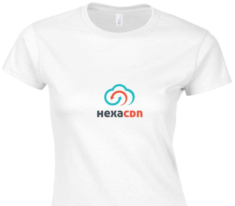Custom Womens Soft Style 100% Cotton White T-Shirt