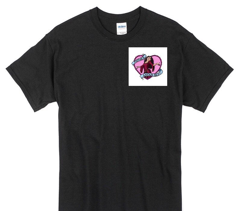 Custom Gildan 100% Cotton Black T-Shirt