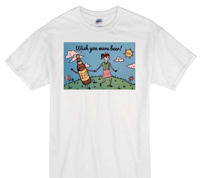 Custom Gildan 100% Cotton White T-Shirt