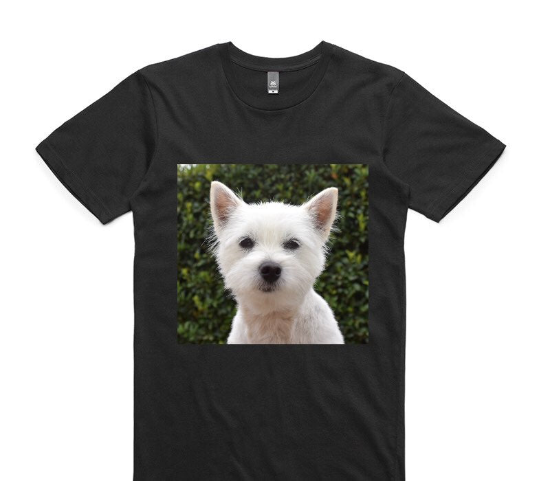 Custom AS Colour 100% Cotton Black T-Shirt