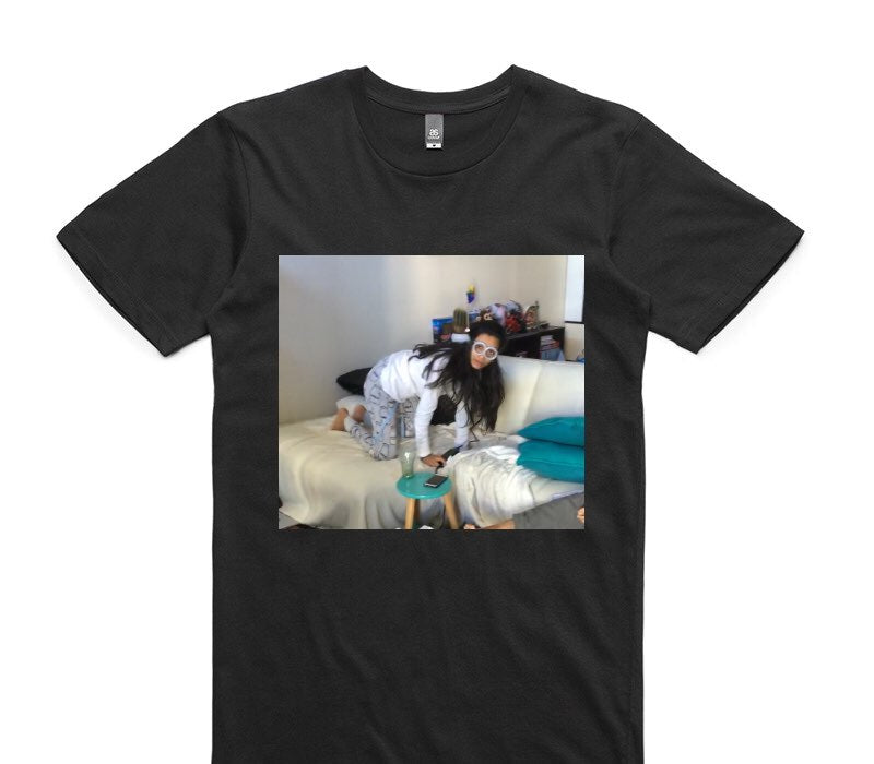 Custom AS Colour 100% Cotton Black T-Shirt