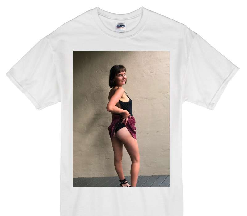 Custom Gildan 100% Cotton White T-Shirt
