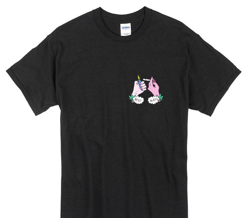 Custom Gildan 100% Cotton Black T-Shirt