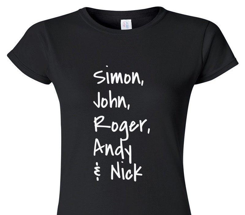 Custom Womens Soft Style 100% Cotton Black T-Shirt