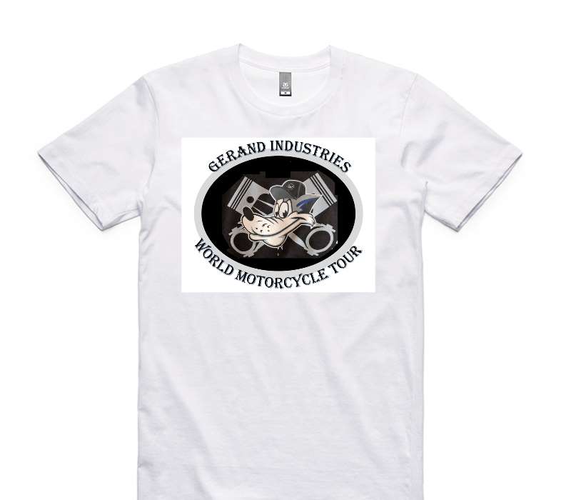 Custom AS Colour 100% Cotton White T-Shirt