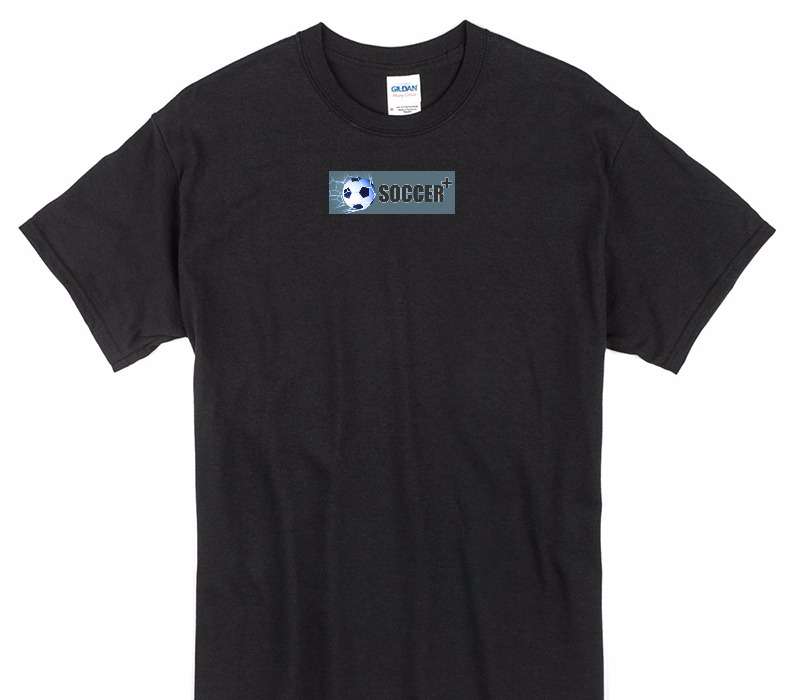 Custom Gildan 100% Cotton Black T-Shirt