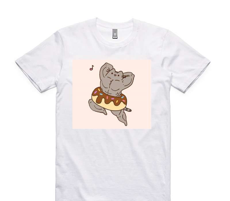 Custom AS Colour 100% Cotton White T-Shirt