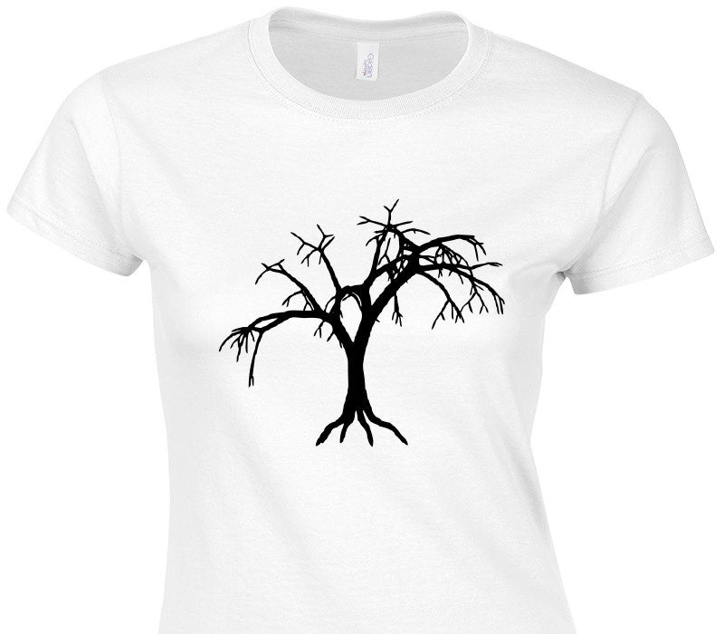 Custom Womens Soft Style 100% Cotton White T-Shirt