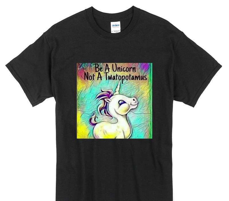 Custom Gildan 100% Cotton Black T-Shirt