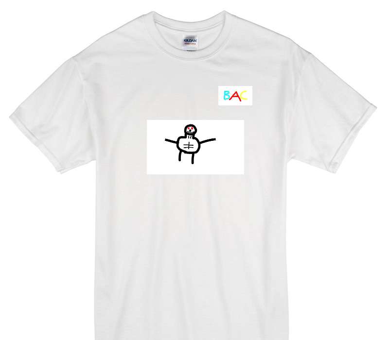 Custom Gildan 100% Cotton White T-Shirt