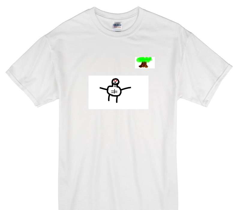 Custom Gildan 100% Cotton White T-Shirt