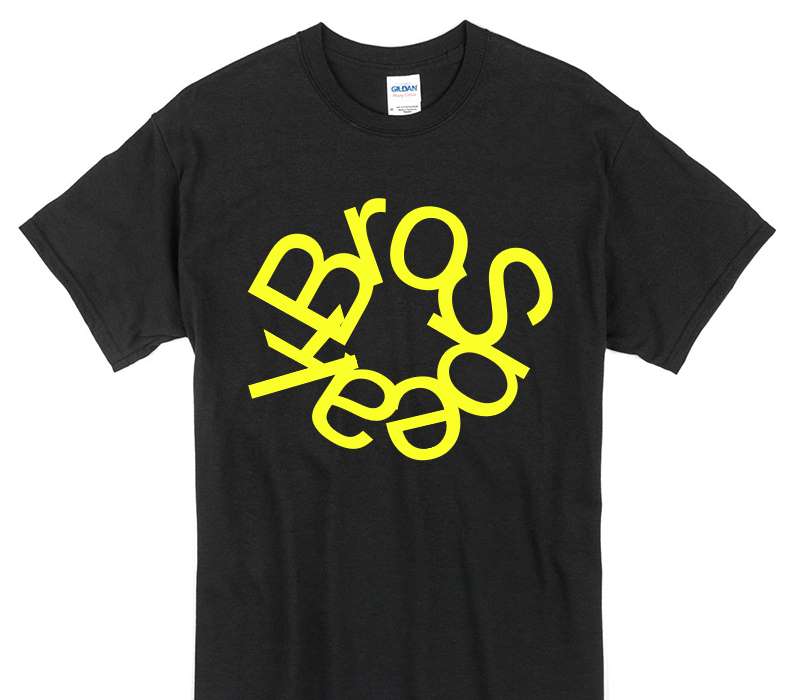 Custom Gildan 100% Cotton Black T-Shirt