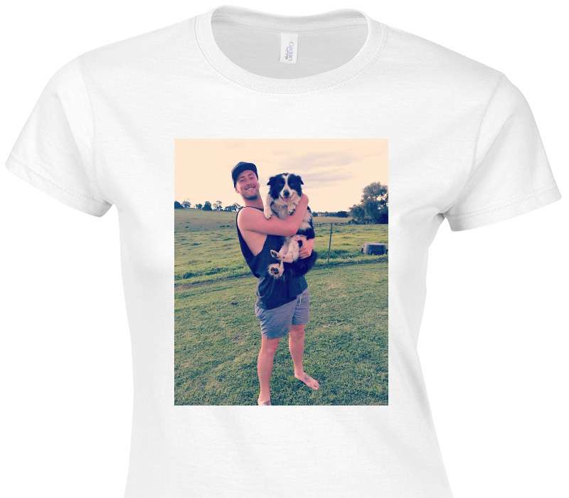 Custom Womens Soft Style 100% Cotton White T-Shirt