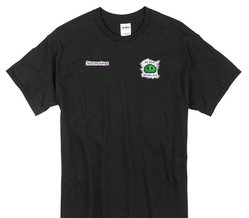 Custom Gildan 100% Cotton Black T-Shirt