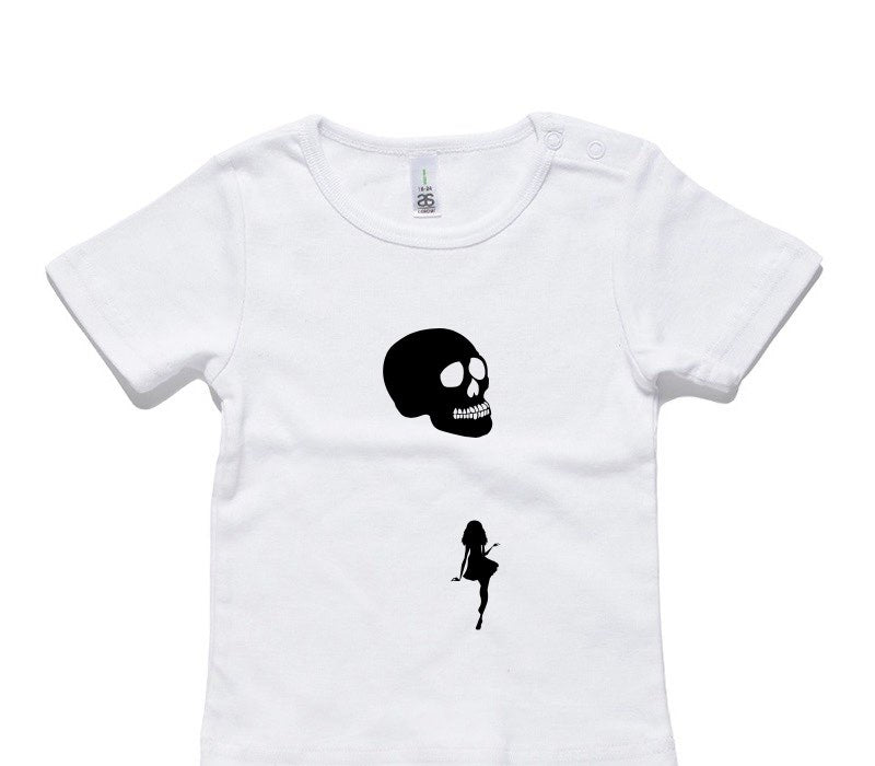 Custom AS Colour White Baby T-Shirt