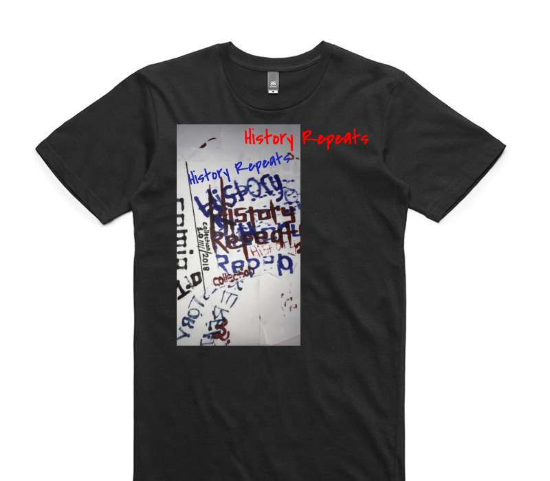 Custom AS Colour 100% Cotton Black T-Shirt