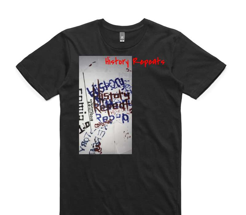 Custom AS Colour 100% Cotton Black T-Shirt