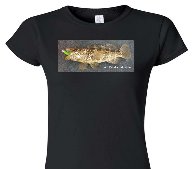 Custom Womens Soft Style 100% Cotton Black T-Shirt