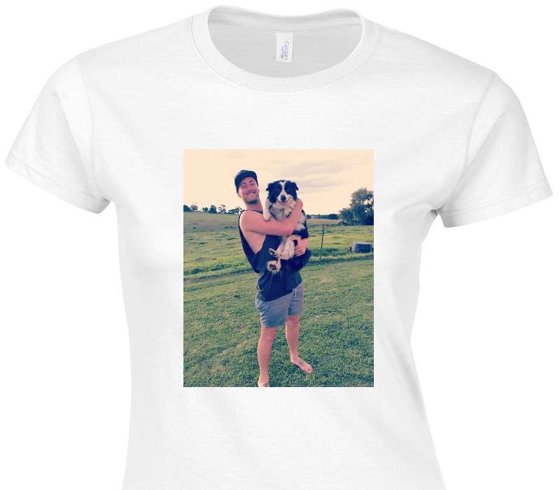 Custom Womens Soft Style 100% Cotton White T-Shirt