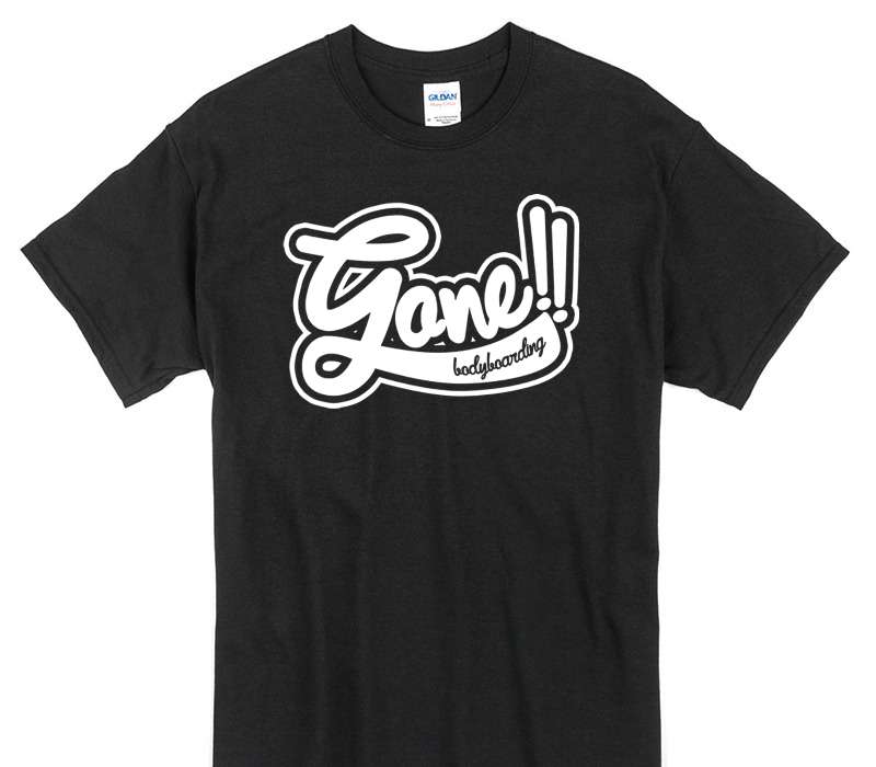 Custom Gildan 100% Cotton Black T-Shirt