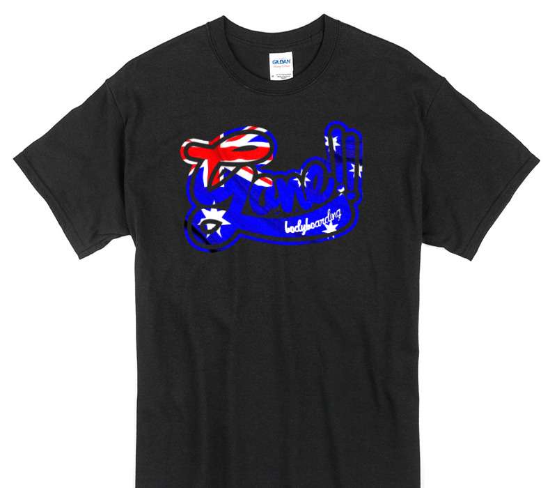 Custom Gildan 100% Cotton Black T-Shirt