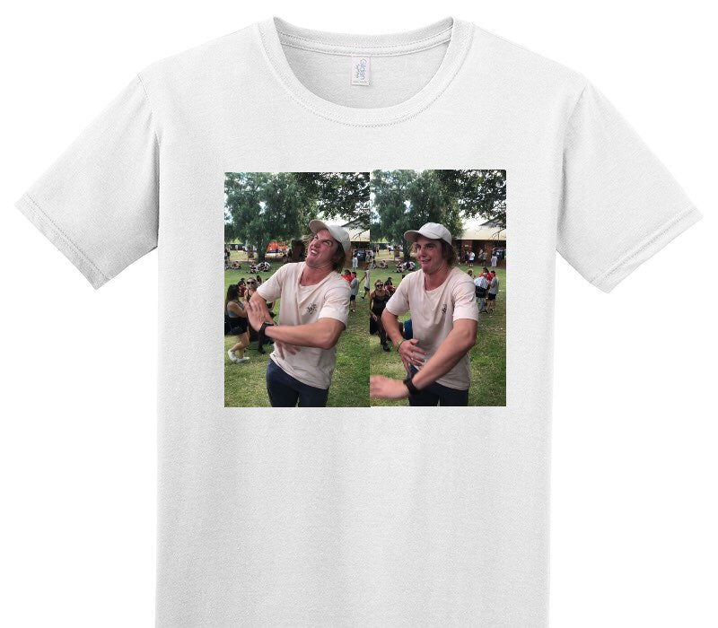 Custom Adult Soft Style 100% Cotton White T-Shirt