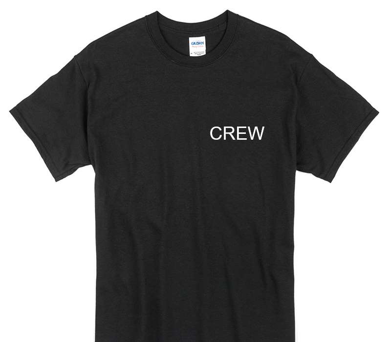 Custom Gildan 100% Cotton Black T-Shirt