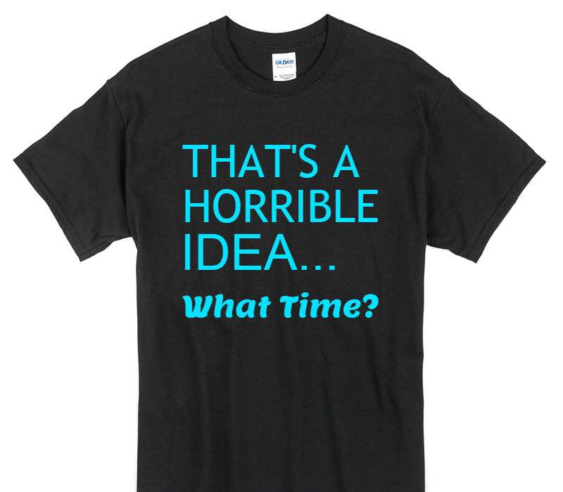 Custom Gildan 100% Cotton Black T-Shirt