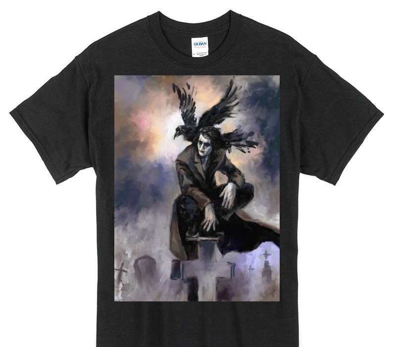 Custom Gildan 100% Cotton Black T-Shirt