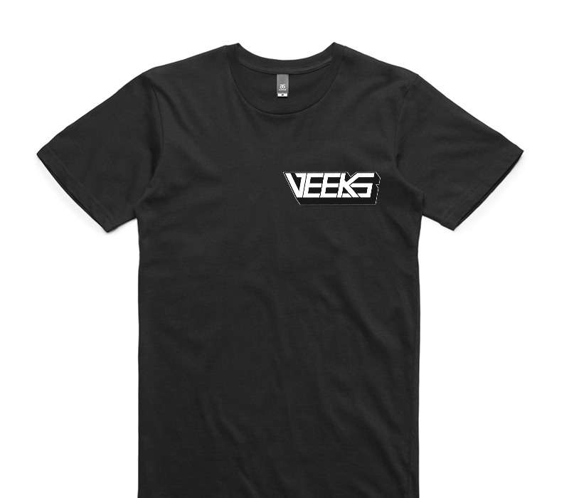 Custom AS Colour 100% Cotton Black T-Shirt