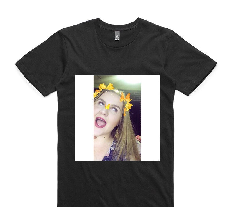 Custom AS Colour 100% Cotton Black T-Shirt