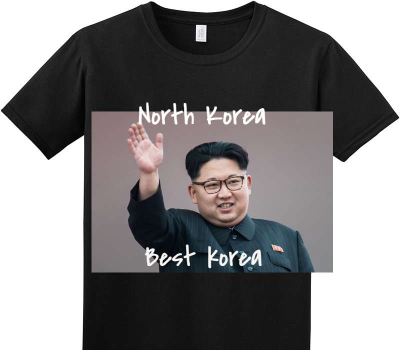 Custom Adult Soft Style 100% Cotton Black T-Shirt
