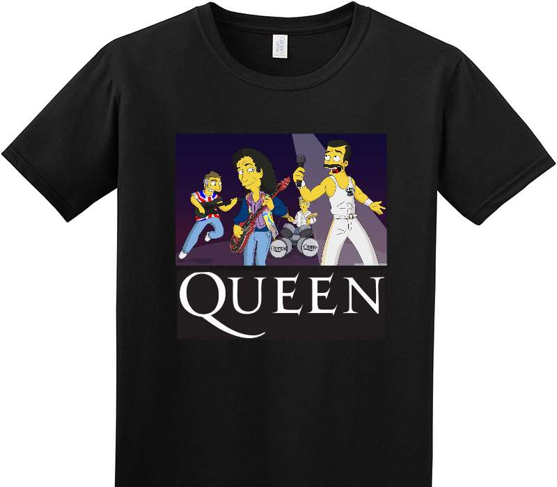 Custom Adult Soft Style 100% Cotton Black T-Shirt