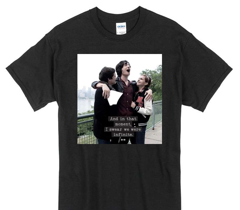 Custom Gildan 100% Cotton Black T-Shirt