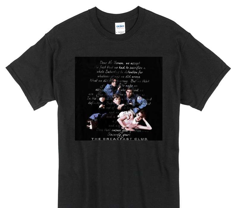 Custom Gildan 100% Cotton Black T-Shirt