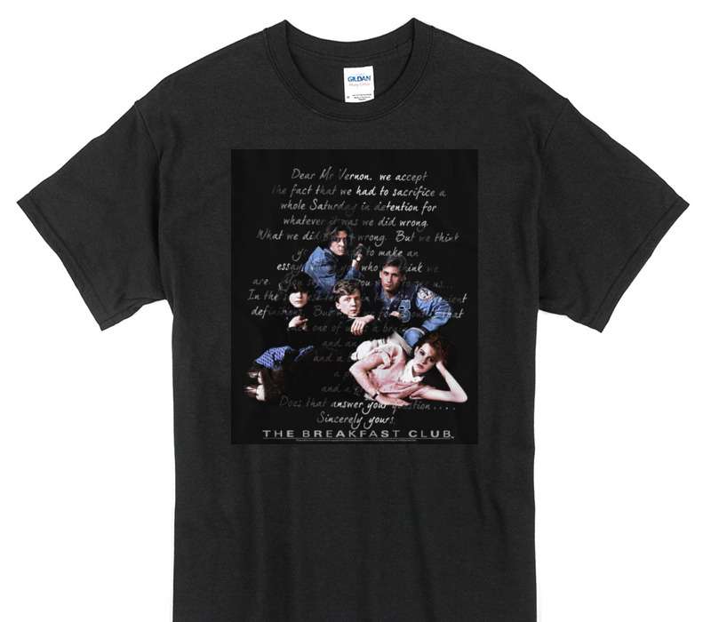 Custom Gildan 100% Cotton Black T-Shirt