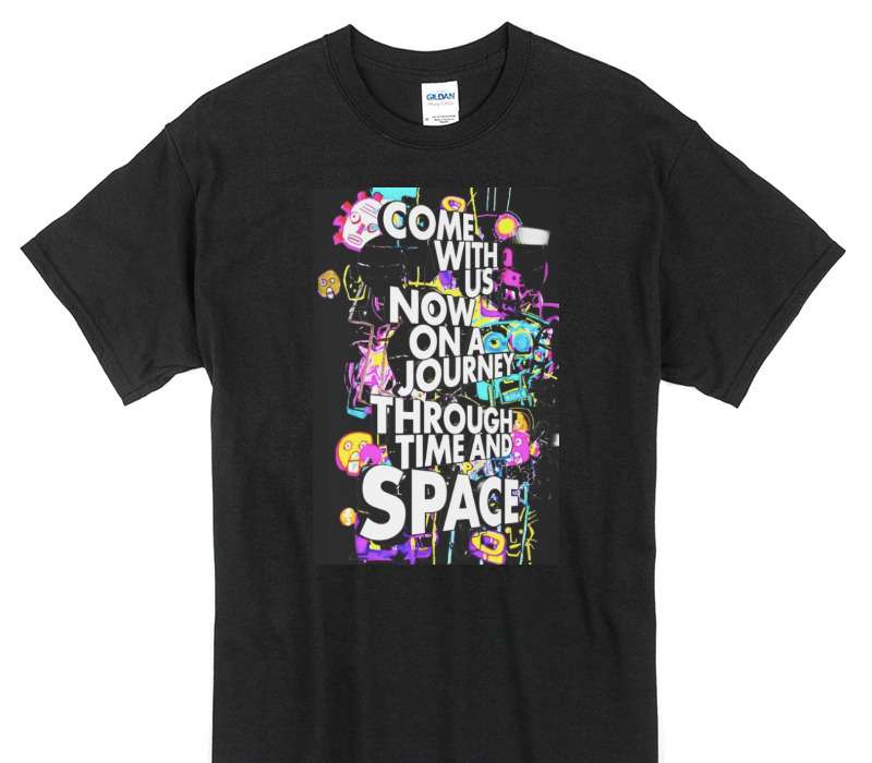 Custom Gildan 100% Cotton Black T-Shirt
