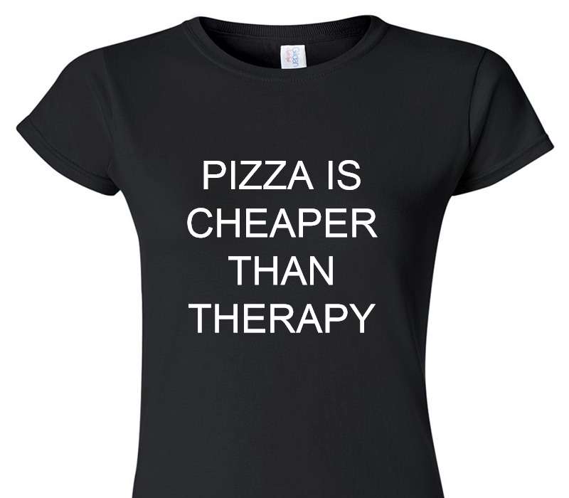Custom Womens Soft Style 100% Cotton Black T-Shirt
