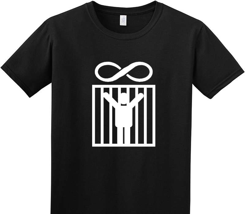 Custom Adult Soft Style 100% Cotton Black T-Shirt