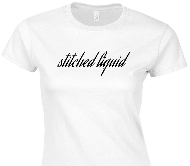 Custom Womens Soft Style 100% Cotton White T-Shirt