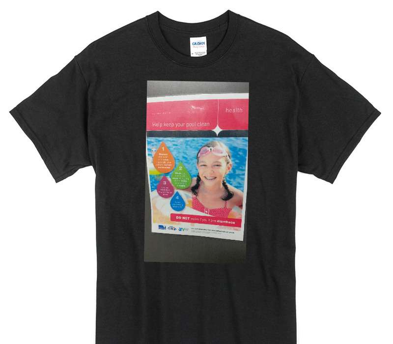 Custom Gildan 100% Cotton Black T-Shirt