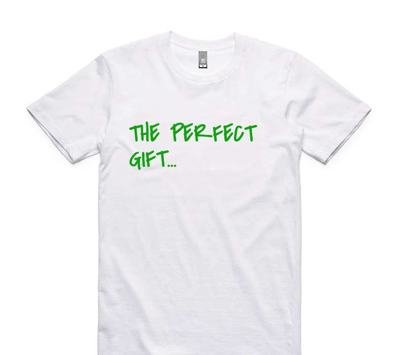 Custom AS Colour 100% Cotton White T-Shirt
