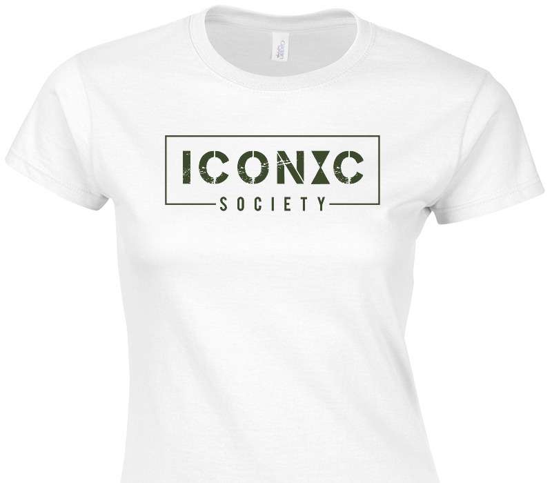 Custom Womens Soft Style 100% Cotton White T-Shirt