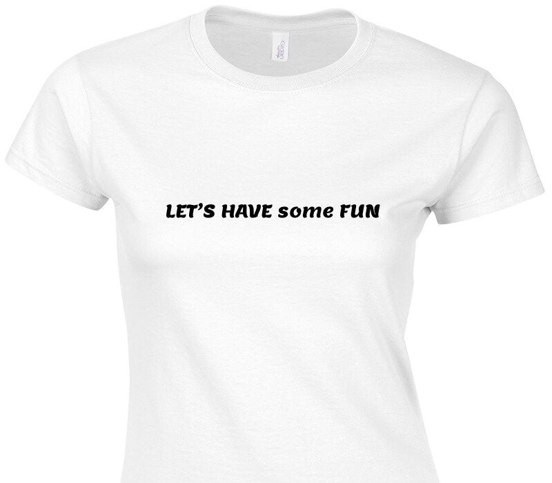 Custom Womens Soft Style 100% Cotton White T-Shirt